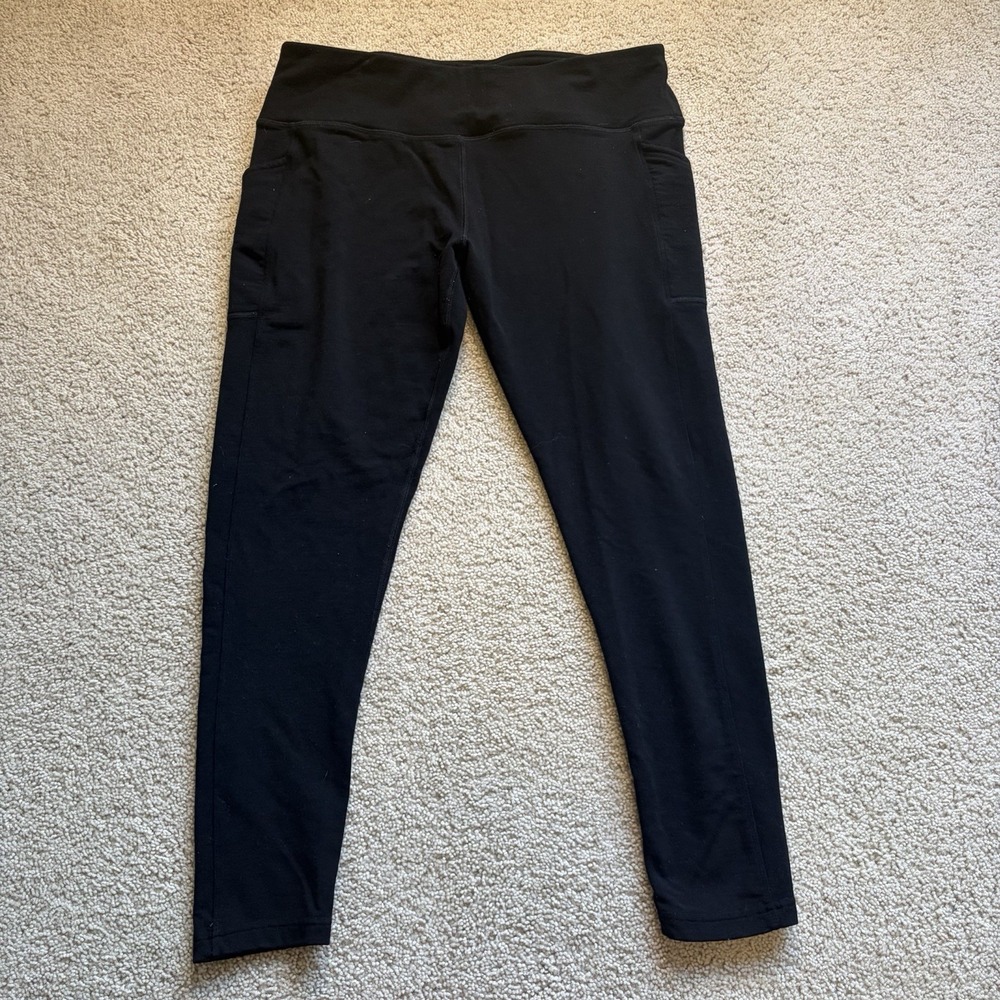 WoolX Piper Leggings Baselayer Thermal Pants Women's XL Black - Picture 1 of 8
